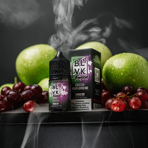 BLVK FUSION GRAPE APPLE ICE NIC SALT 35MG 30ML -- image 1