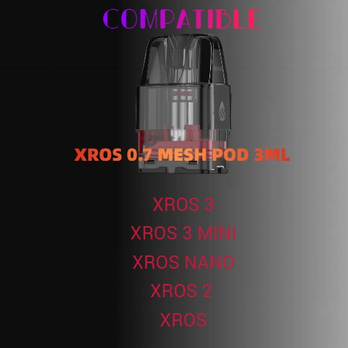 XROS 0.7 Ω POD MESH COIL 3ML REFILLABLE -- image 1