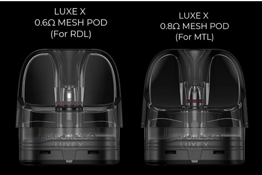 LUXE X 0.8 Ω MESH COIL POD 5ML REFILLABLE -- image 1