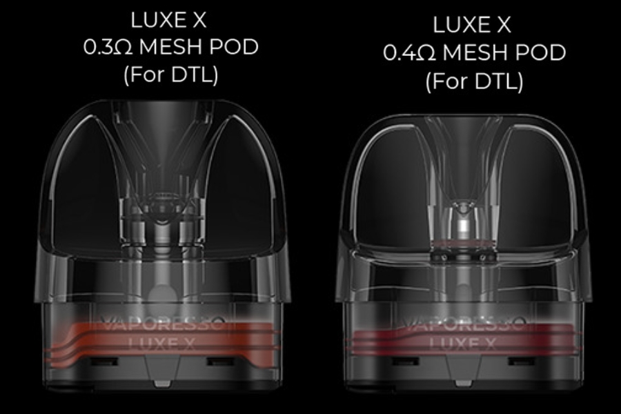 LUXE X 0.4 Ω MESH COIL POD 5ML REFILLABLE -- image 1