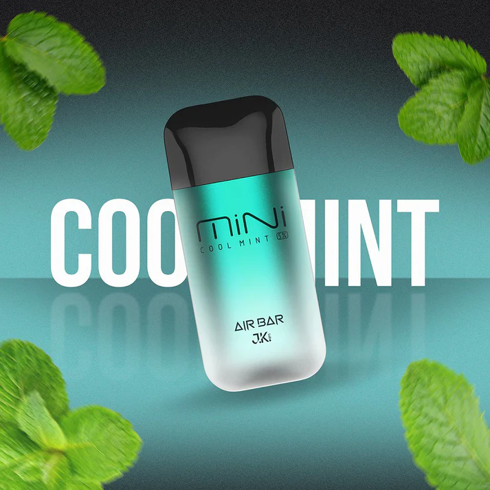 JK AIR BAR MINI COOL MINT VAPE DISPOSABLE 2000 PUFFS 5% nicotine 50MG -- image 1