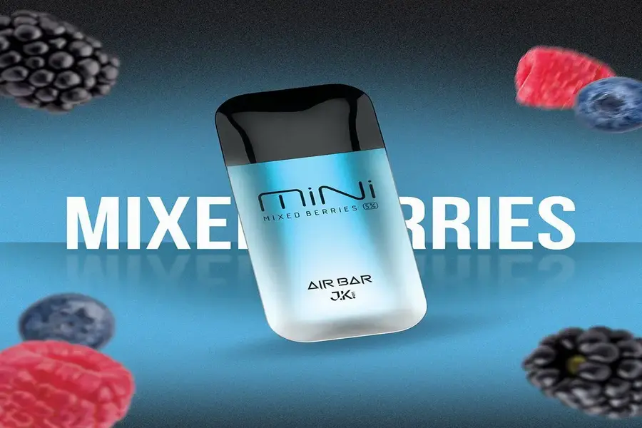 JK AIR BAR MINI MIXED BERRIES VAPE DISPOSABLE 2000 PUFFS 5% nicotine 50MG -- image 1