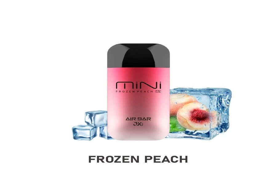 JK AIR BAR MINI FROZEN PEACH VAPE DISPOSABLE 2000 PUFFS 5% nicotine 50MG -- image 1