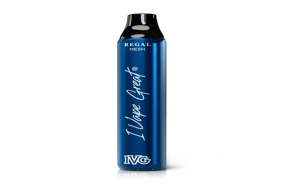 IVG REGAL BLAZZIN BLUE RAZZ DISPOSABLE VAPE 6000 PUFFS 50MG 5% NICOTINE -- image 1