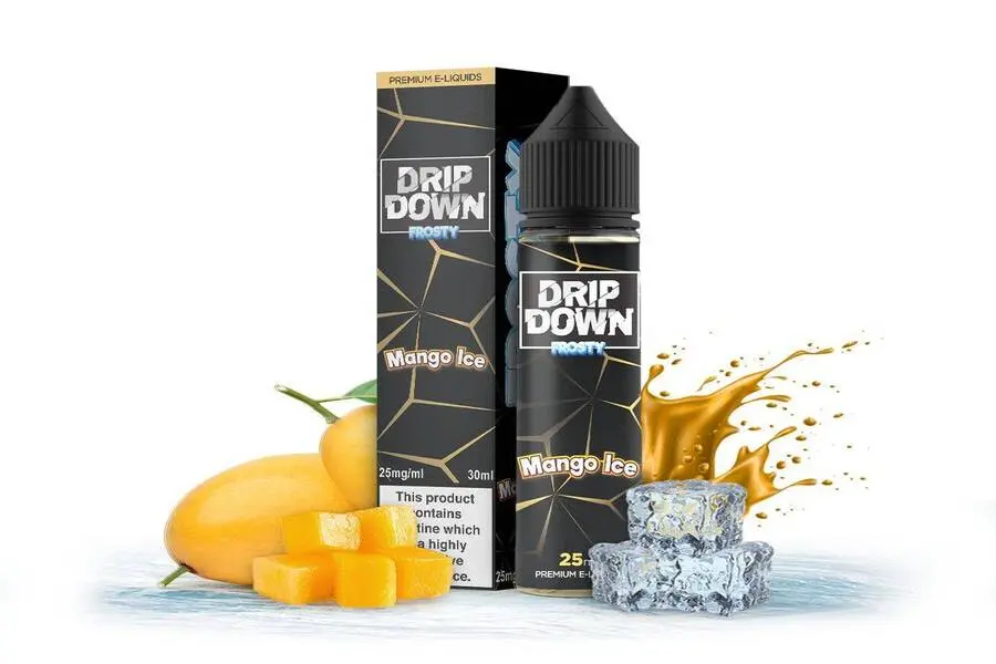 MANGO ICE 25MG 30ML NIC SALT DRIP DOWN FROSTY -- image 1