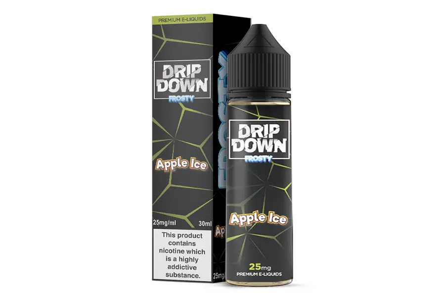  APPLE ICE 25MG 30ML NIC SALT DRIP DOWN FROSTY -- image 1