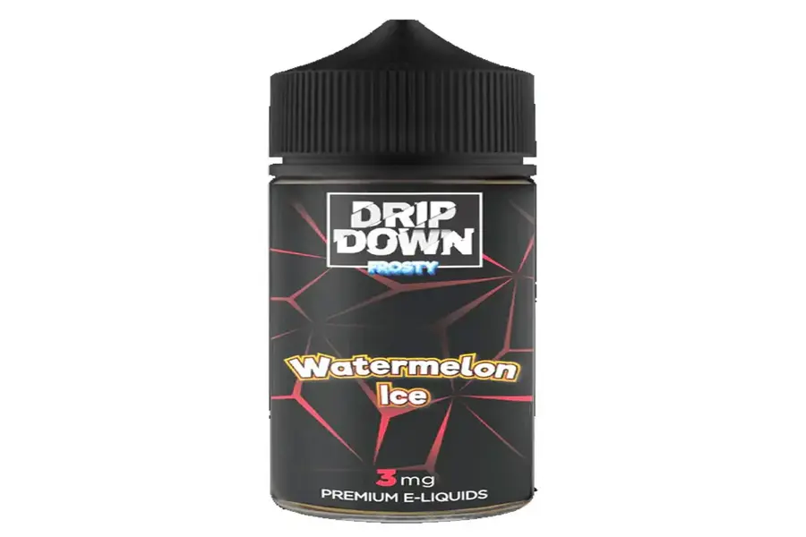  WATERMELON ICE 3MG 100ML FREE BASE DRIP DOWN FROSTY -- image 1