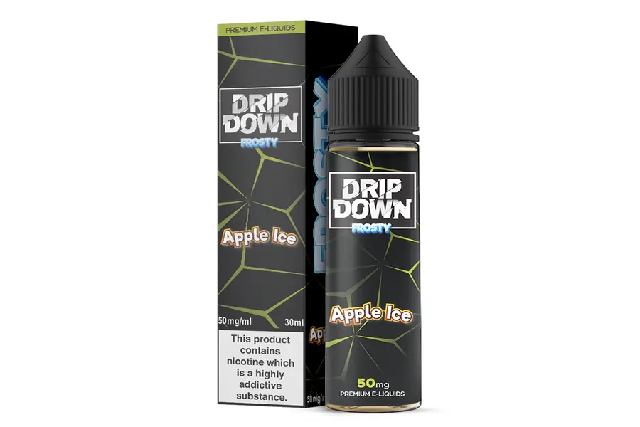 APPLE ICE 50MG 30ML NIC SALT DRIP DOWN FROSTY  -- image 1