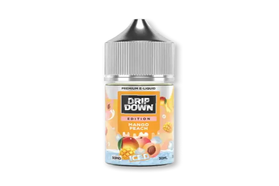 MANGO PEACH 50MG 30ML ICED NIC SALT DRIP DOWN EDITION -- image 1