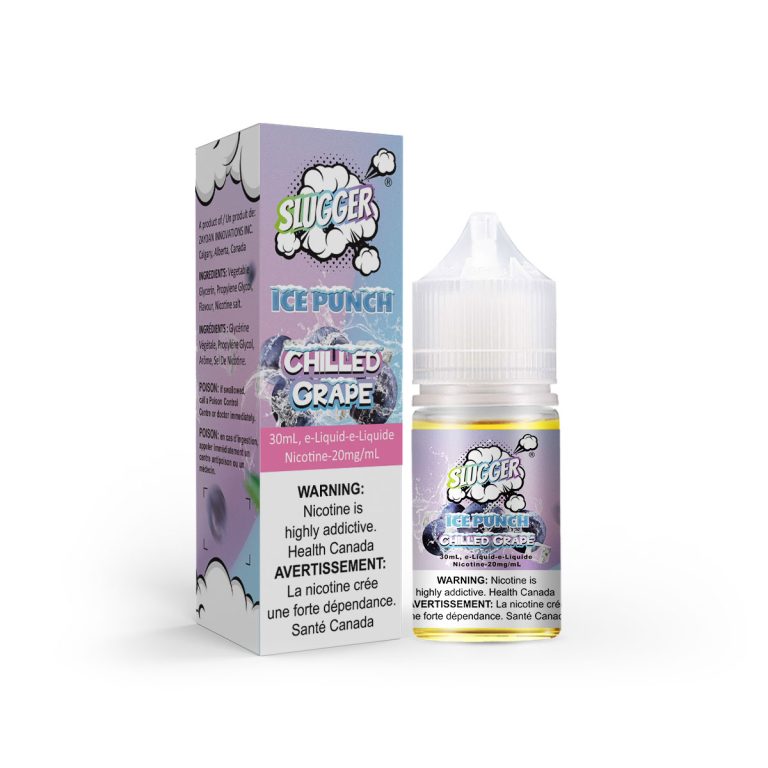 CHILLED GRAPE 20MG 30ML ICE PUNCH NIC SALT SLUGGER -- image 1