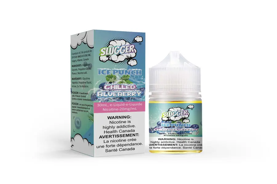 CHILLED BLUEBERRY 35MG 30ML ICE PUNCH NIC SALT SLUGGER -- image 1