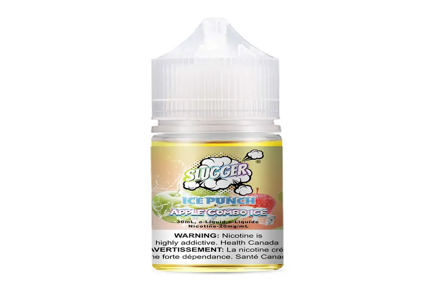 APPLE COMBO 20MG 30ML ICE PUNCH NIC SALT SLUGGER -- image 1
