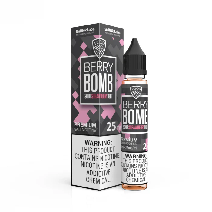 BERRY BOMB 25MG 30ML ICED NIC SALT VGOD -- image 1