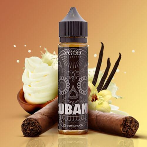 CUBANO 12MG 60ML RICH CREAMY TOBACCO FREE BASE VGOD -- image 1