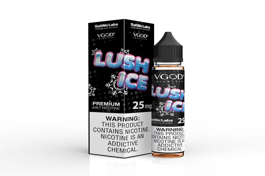 LUSH ICE 25MG 30ML ICED NIC SALT VGOD -- image 1