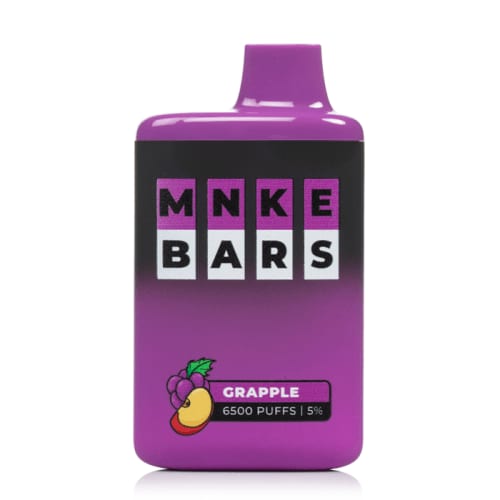 MNKE BAR GRAPPLE DISPOSABLE VAPE 6500 PUFFS 5% nicotine 50MG -- image 1