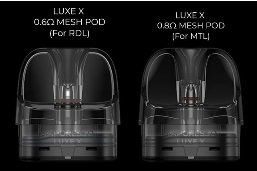 LUXE X 0.8 Ω MESH COIL POD 5ML REFILLABLE -- image 1