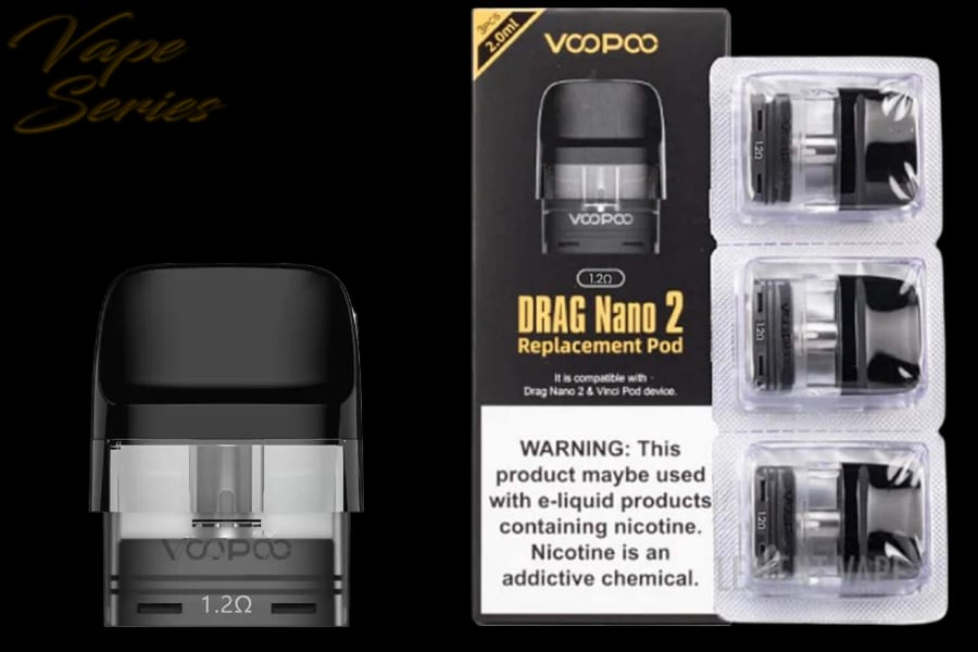 DRAG NANO 2 1.2 Ω 2ML REPLACEMENT POD REFILLABLE -- image 1