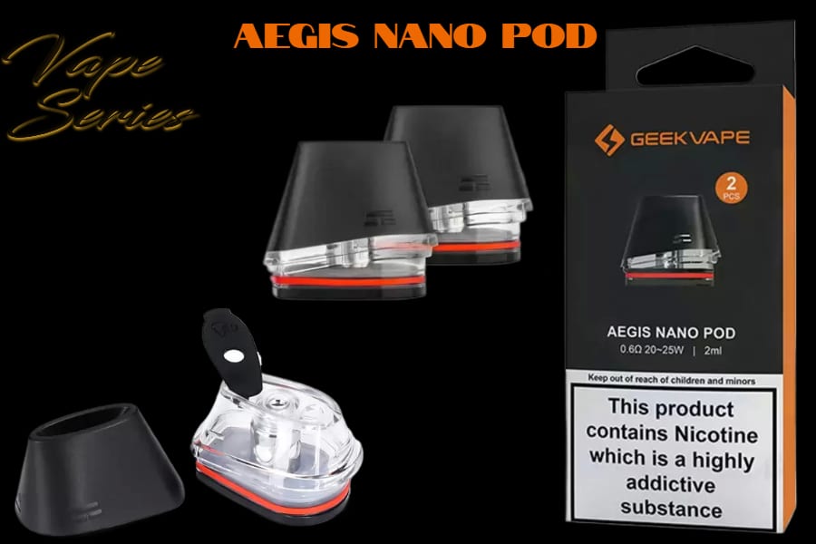 AEGIS NANO 0.6 Ω POD 20-25W 2ML CARTRIDGE REFILLABLE -- image 1