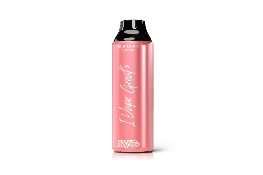 IVG REGAL CREAMY STRAWBERRY VANILLA ICE DISPOSABLE VAPE 6000 PUFFS 50MG 5% NICOTINE -- image 1