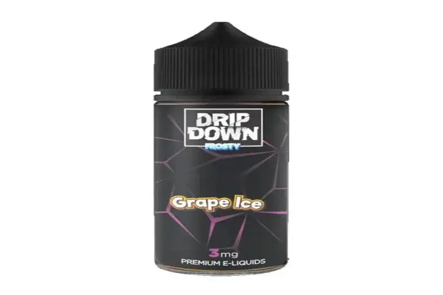 GRAPE ICE 12MG 60ML FREE BASE DRIP DOWN FROSTY -- image 1