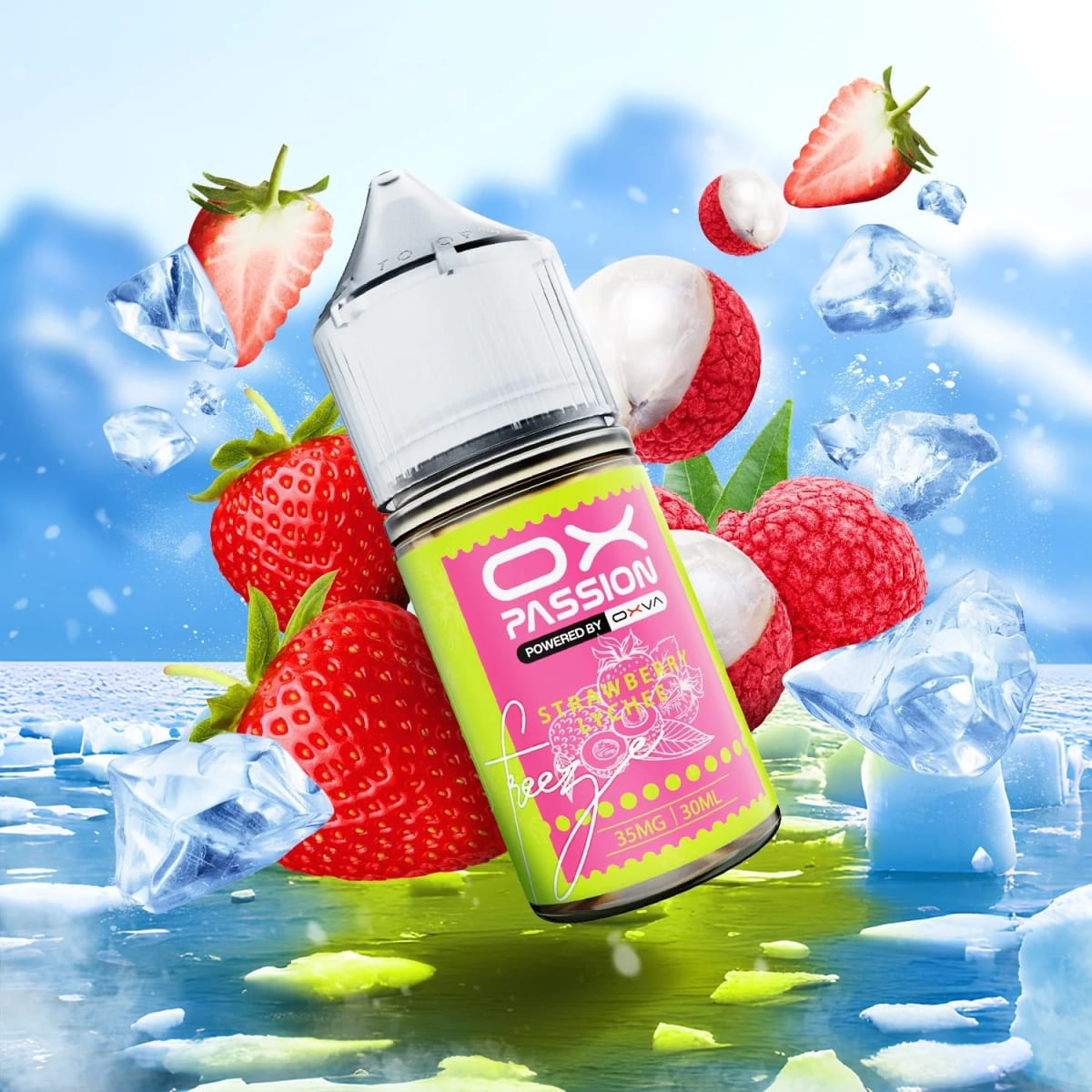 STRAWBERRY LYCHEE 30ML OX PASSION -- image 1
