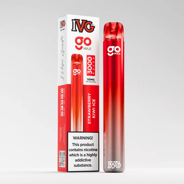 IVG GO MAX 50MG 5% 3000 PUFFS DISPOSABLE VAPE NICOTINE -- image 1