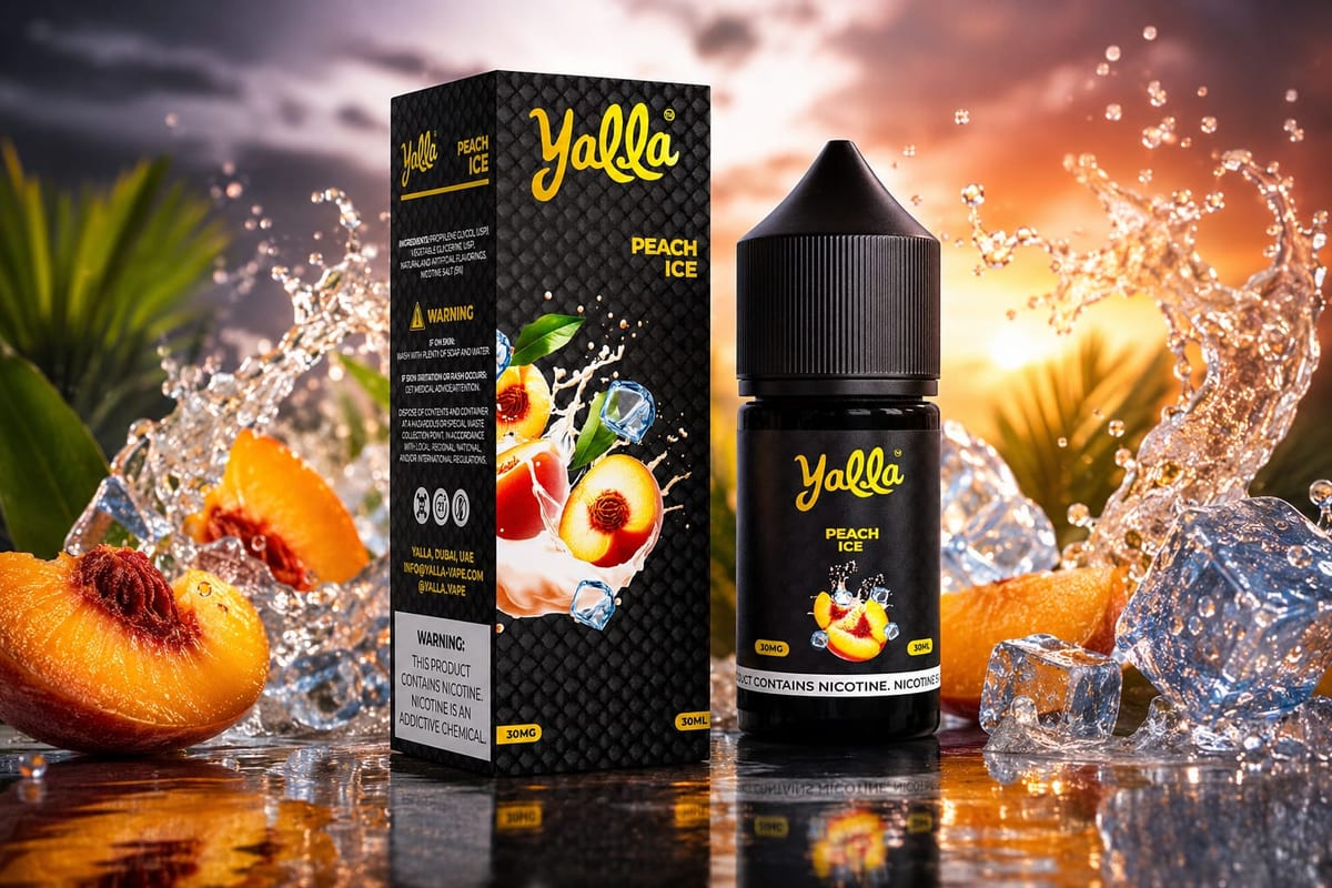 YALLA PEACH ICE 30ML -- image 1