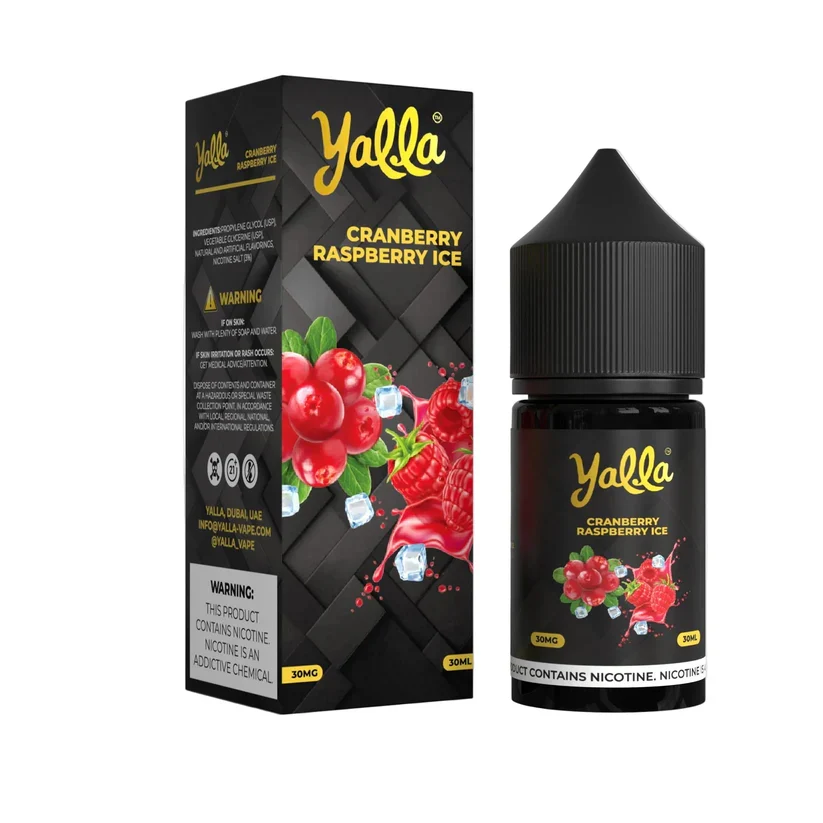CRANBERRY RASPBERRY ICE YALLA FUSION SERIES 30ML -- image 1