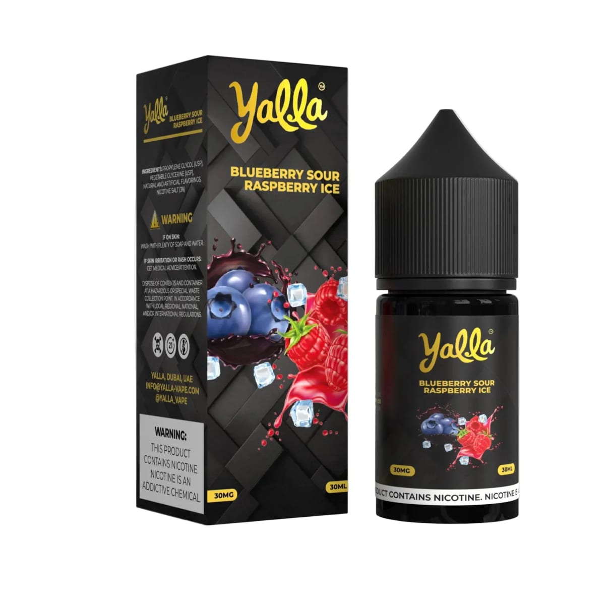 YALLA BLUEBERRY SOUR RASPBERRY ICE 30ML -- image 1