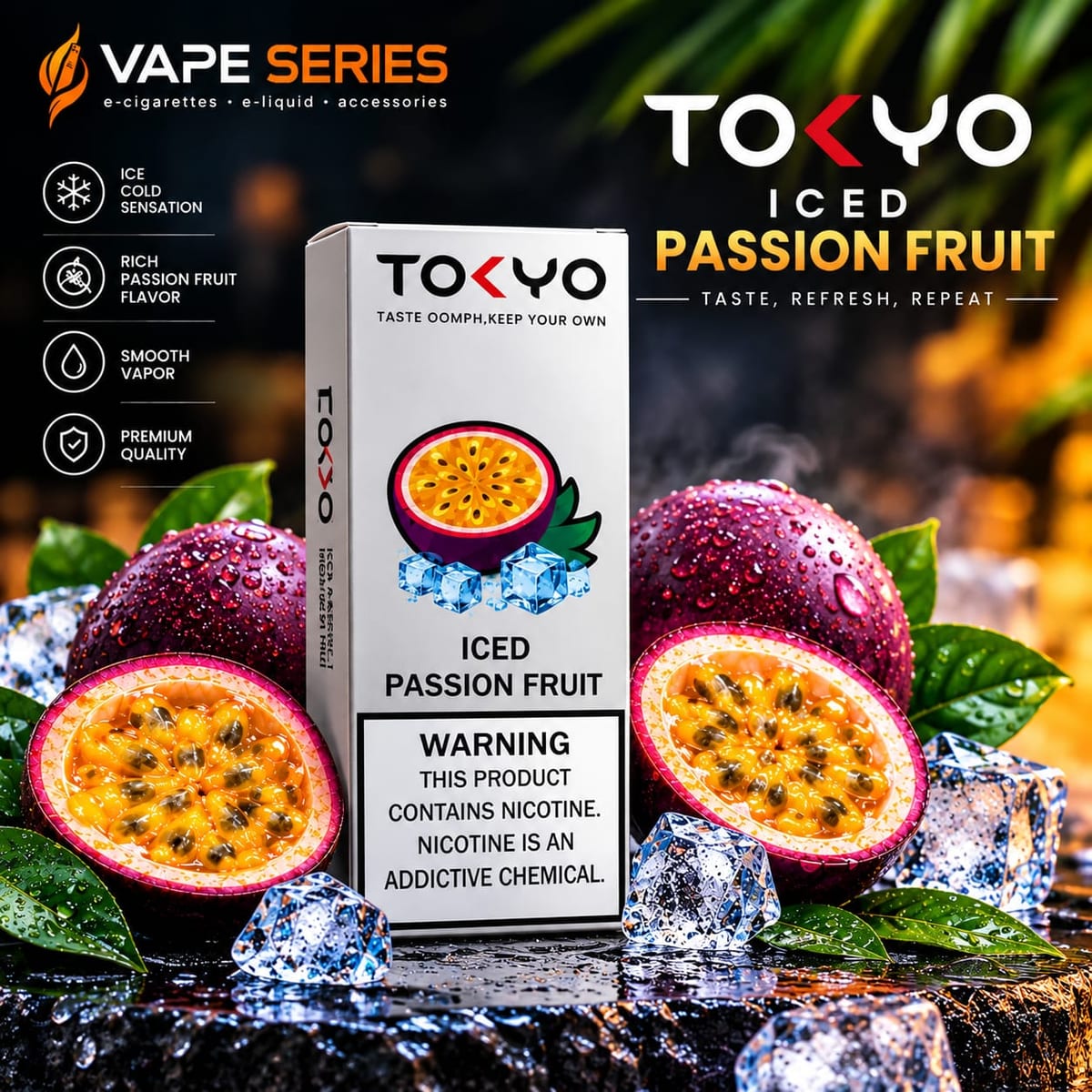 TOKYO ICED PASSION FRUIT 30ML _ CLASSIC SERIES -- image 1