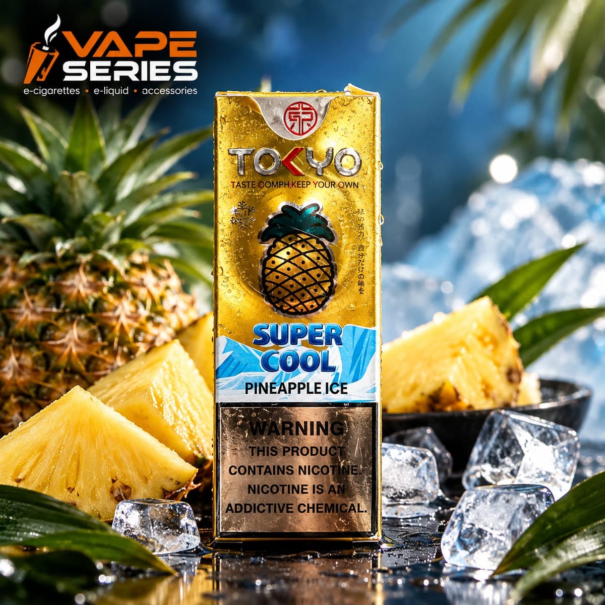TOKYO SALTNIC SUPER COOL PINEAPPLE ICE 30ML -- image 1