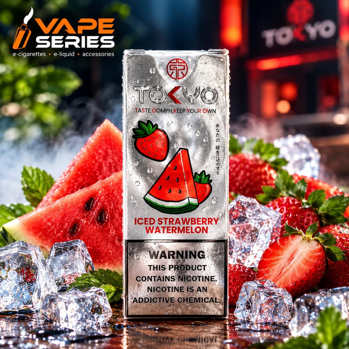TOKYO CLASSIC STRAWBERRY WATERMELON ICE SALTNIC 30ML -- image 1
