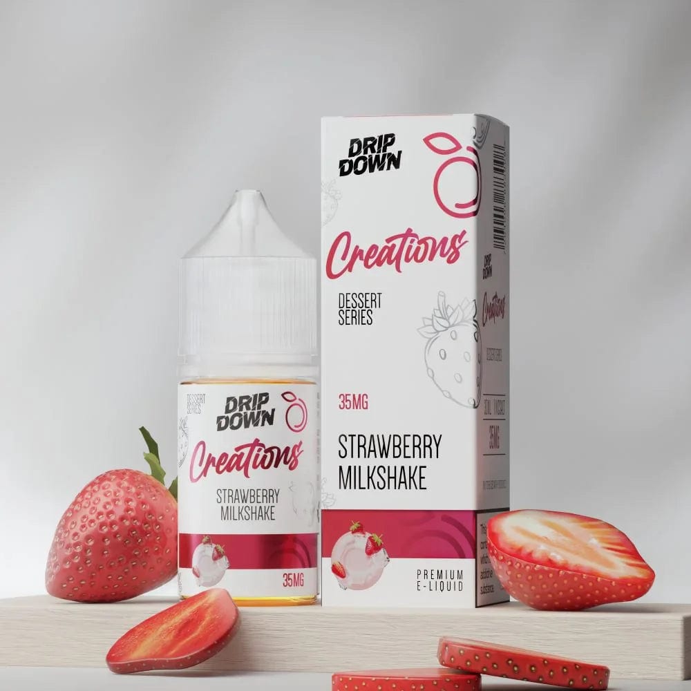 STRAWBERRY MILKSHAKE DRIP DOWN CREATION SERIES-30ML -- image 1